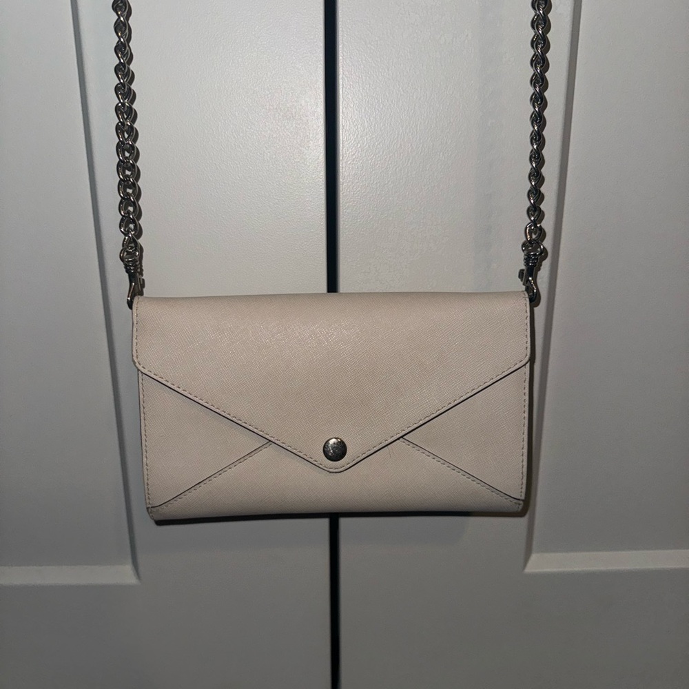 Rebecca Minkoff Tan Crossbody Chain Wallet